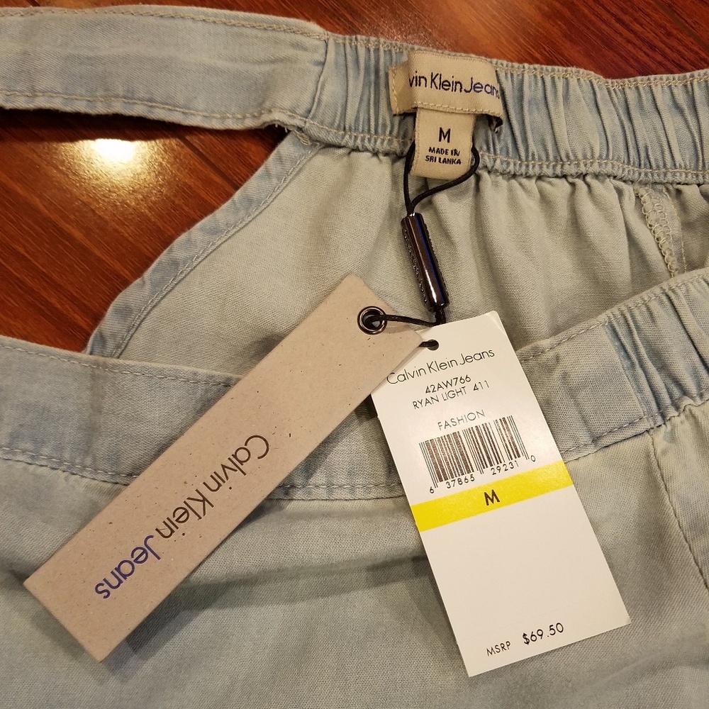 🛍Calvin Klein Jeans Off the Shoulder Blouse Med - Picture 8 of 8